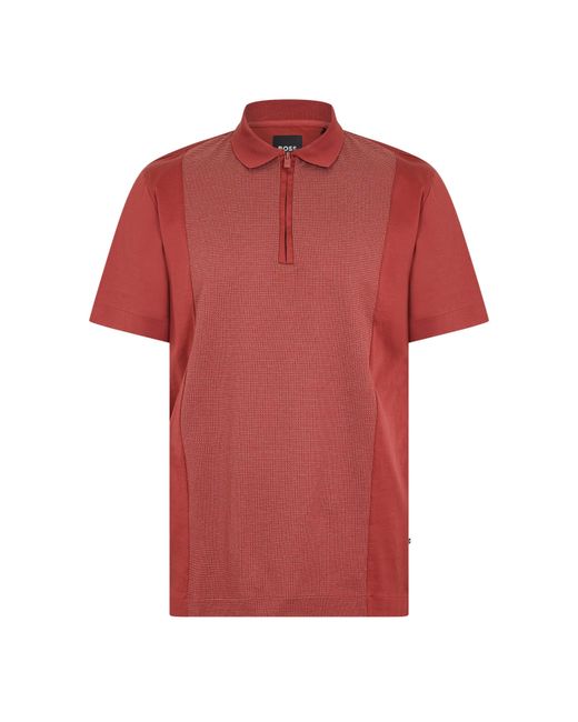Boss Red Paras Short Sleeve Polo Shirt for men