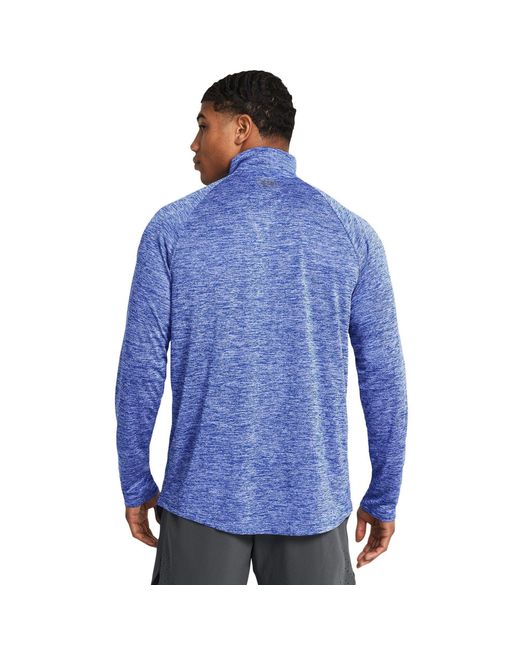 Under Armour Blue Ua Tech 2.0 1/2 Zip Fleece for men