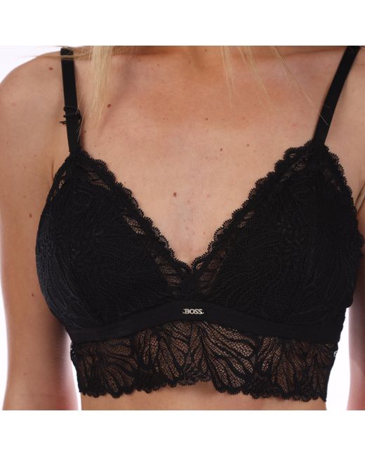 Boss Black Bianca Lace Triangle Bra