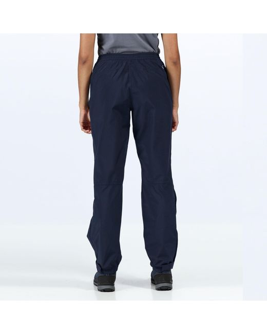 Regatta Blue Highton Waterproof Overtrousers (Long)