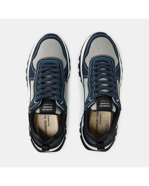 Android Homme Blue Leo Carillo Sneakers for men