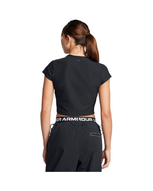 Under Armour Black Meridian Rib Baby T-Shirt