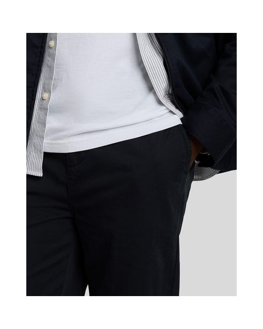 Lyle & Scott Blue Tapered Chinos for men