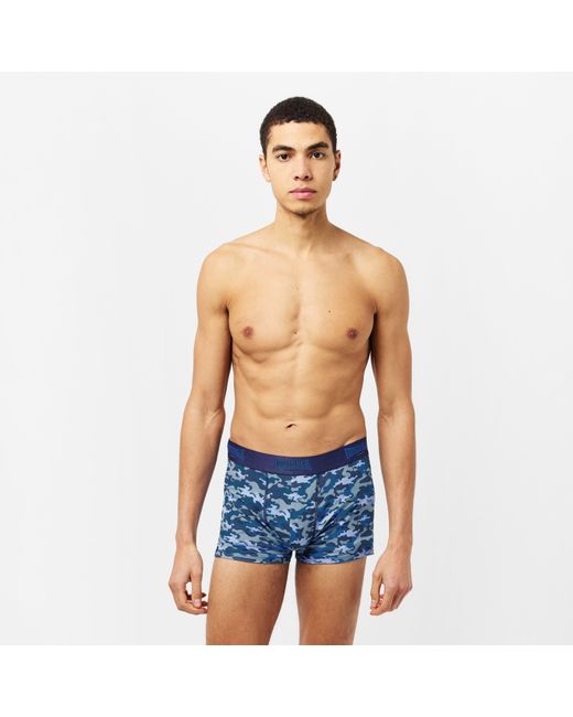 Lonsdale Blue Trunk Shorts 2 Pack for men