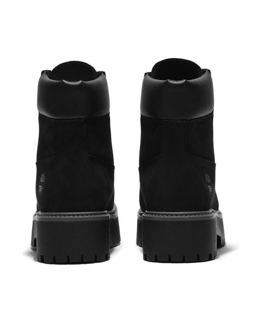 Timberland Black Stone Street Premium Platform Boot
