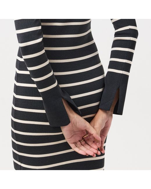 French Connection Black Milena Knitted Jumper Dress