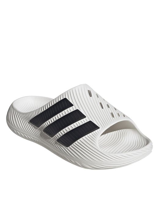 Adidas White Pool Sliders for men
