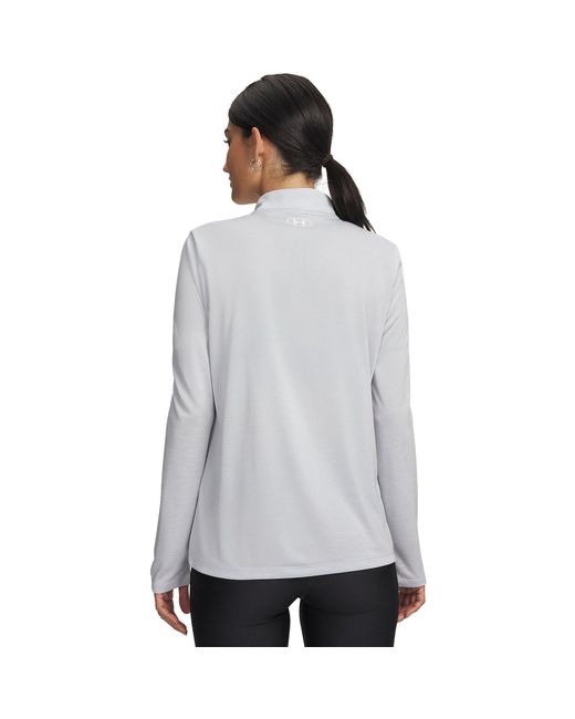 Under Armour Gray Tech Half Zip Top