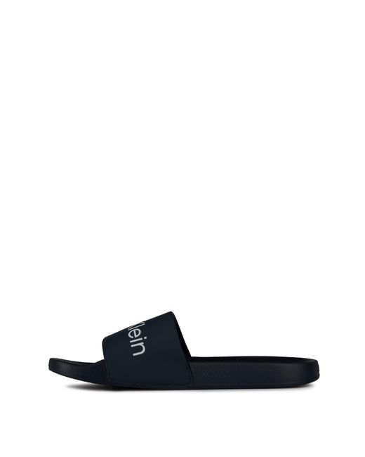 Calvin Klein Blue Pool Logo Sliders for men