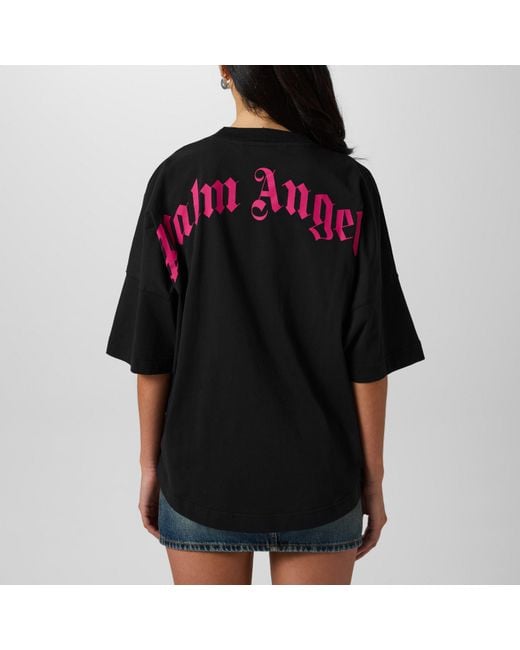 Palm Angels Black Back Logo T-Shirt