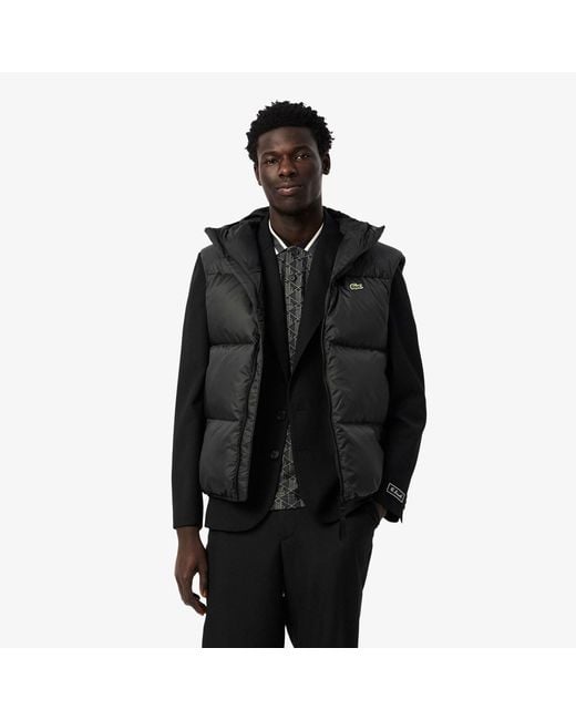 Lacoste Black Gilets for men