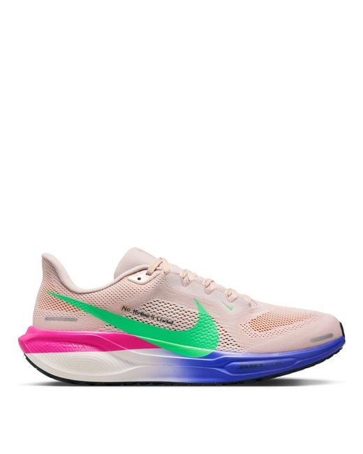 Nike Green Pegasus 41 Road Running Shoes for men