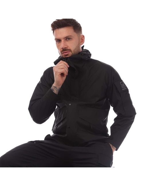 C P Company Black Metropolis Series Pertex Packable Jacket for men