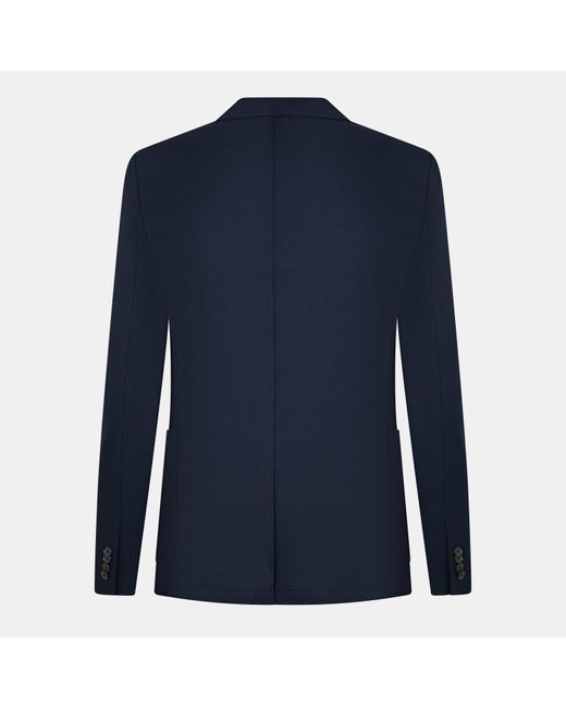 Jack Wills Blue Jersey Long Sleeve Blazer for men