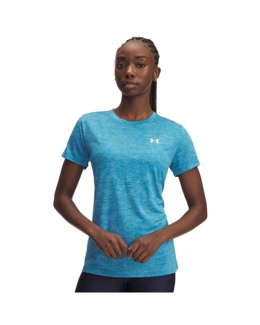 Under Armour Blue Tech Twist Short Sleeve