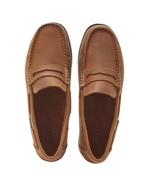 Chatham Brown Loafers for men