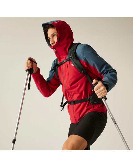 Dare 2b Red Diluent Era Waterproof Jacket for men
