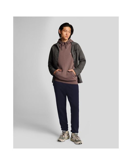 Lyle & Scott Blue Closed Hem Fleece Joggers for men