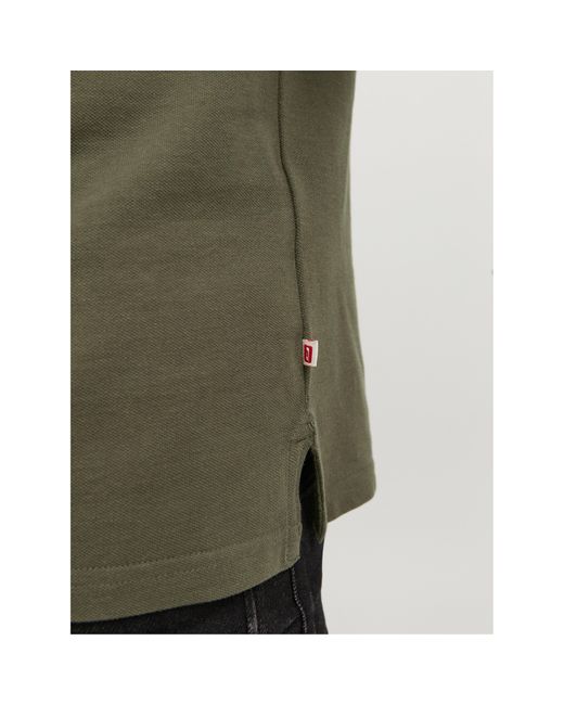 Jack & Jones Green Short Sleeve Polo Shirt for men