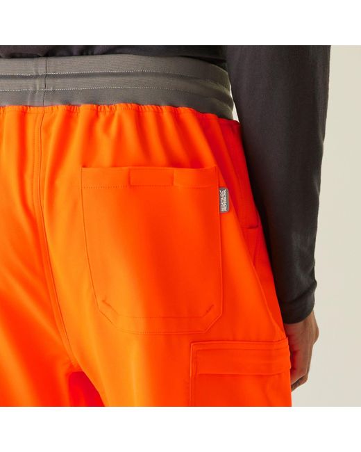 Regatta Orange Hi-Vis Prolite Stretch Jogger for men