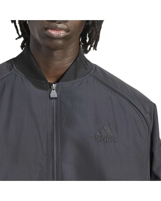 Adidas Gray Teamgeist Puffer Jacket for men