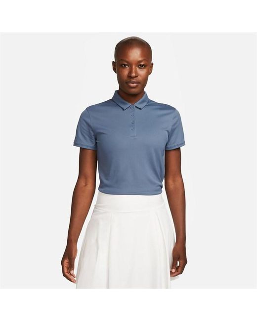 Nike Blue Dri-fit Victory Golf Polo