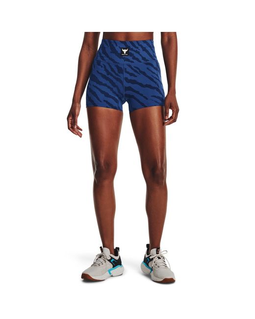 Under Armour Blue Project Rock Meridian Shorts