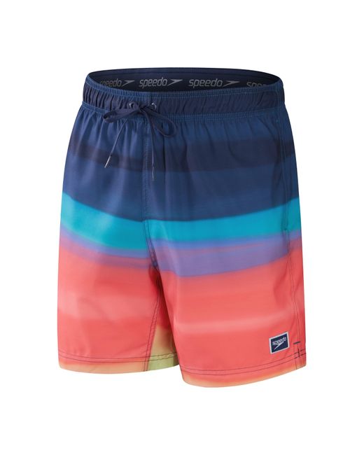 Speedo Blue Redondo Edge Volley 17 Swim Shorts for men
