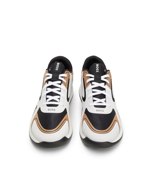 Boss Natural Titanium Runn Thm 10249931 01 Low-Top Trainers for men