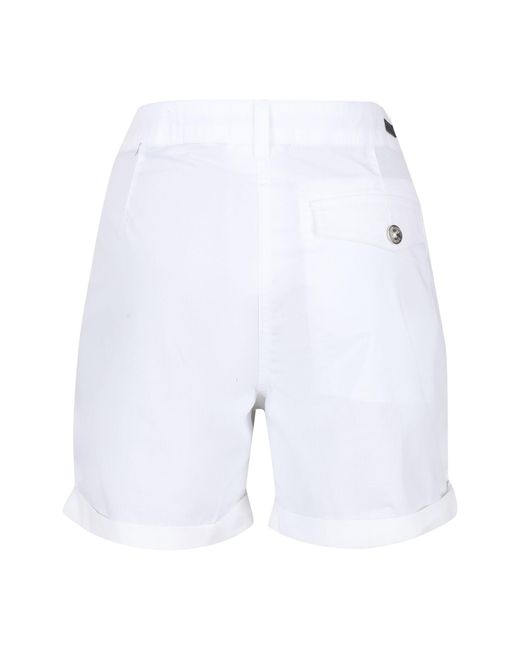 Regatta White Pemma Shorts