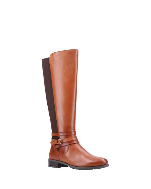 Hush Puppies Brown Vanessa Calf Boot