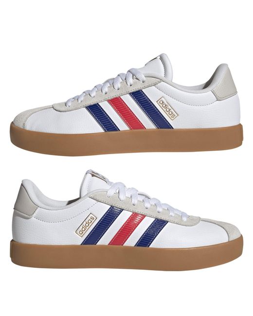 Adidas Blue Vl Court 3.0 Shoes for men