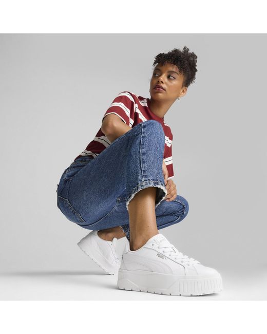 PUMA White Karmen Ii L Sneaker