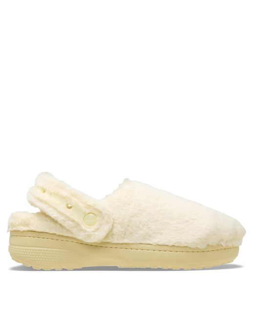 CROCSTM Natural Unfurgettable Lined Mule Slippers