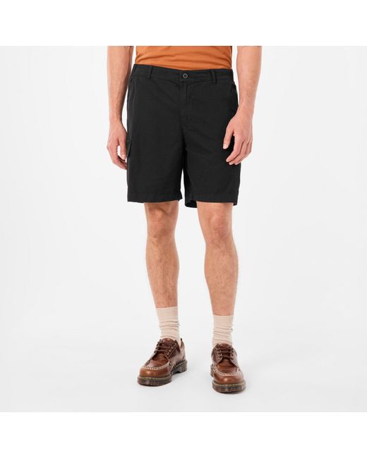 Barbour Black Ripstop Cargo Shorts for men