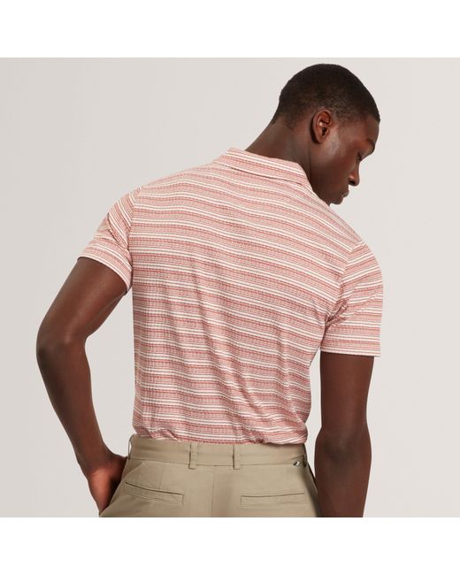 Ted Baker Pink Short Sleeve Polo Shirt for men