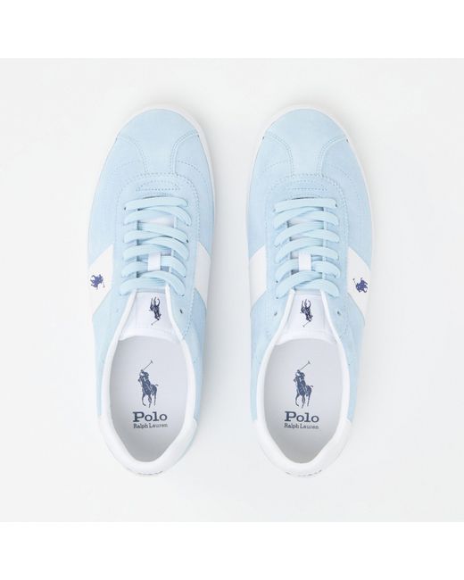 Polo Ralph Lauren Blue Court Vulc Low-Top Trainers for men