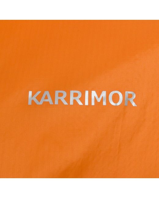 Karrimor Orange Lightweight Hooded Long Sleeve Softshell Jacket