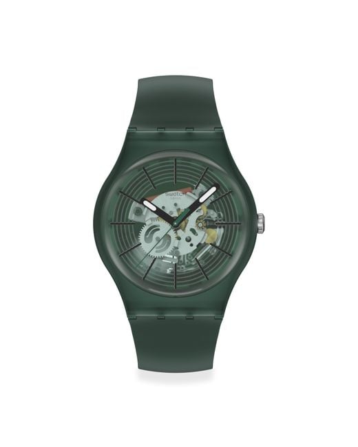 Swatch Green Essentials Analogue Quartz Watch