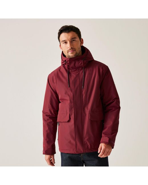 Regatta Red Sterlings Waterproof Insulated Jacket for men