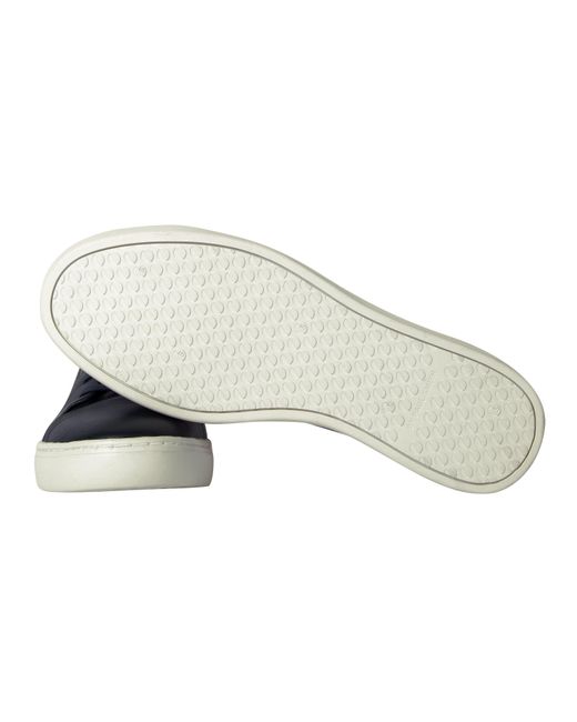 Paul Smith Blue Lee Leather Low-Top Trainers for men