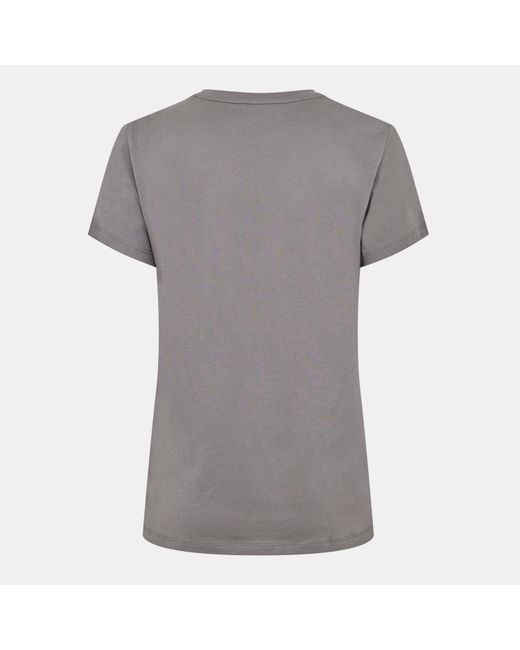 PUMA Gray Ess Small Logo Regular Fit T-Shirt