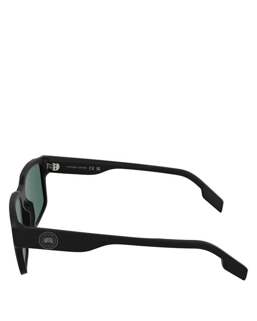 Canada Goose Black Square Sunglasses for men