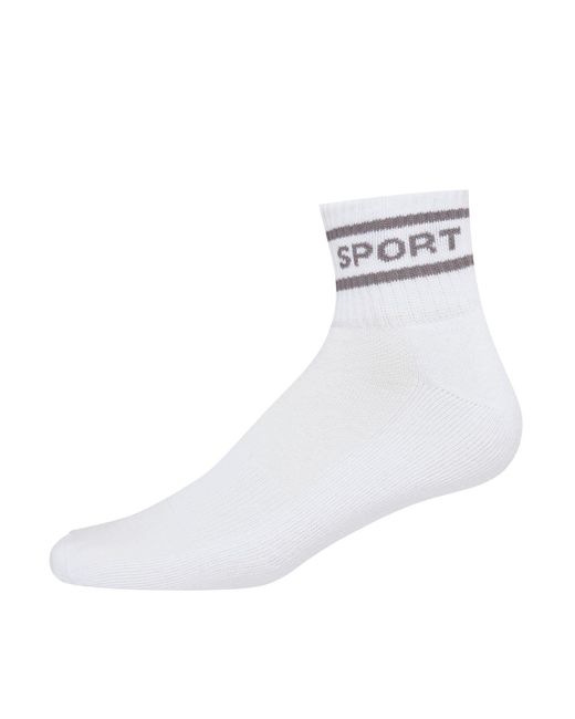 DKNY White 3 Pack Sports Socks Apollo for men