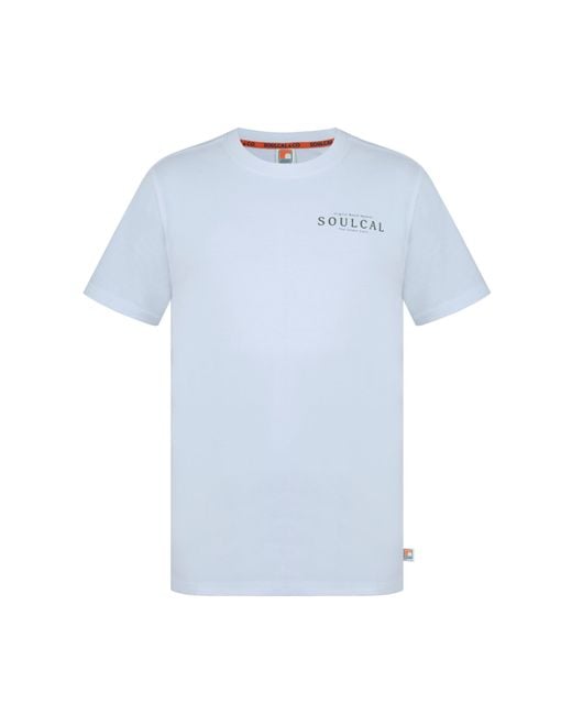 SoulCal & Co California Blue Graphic Print T-Shirt for men