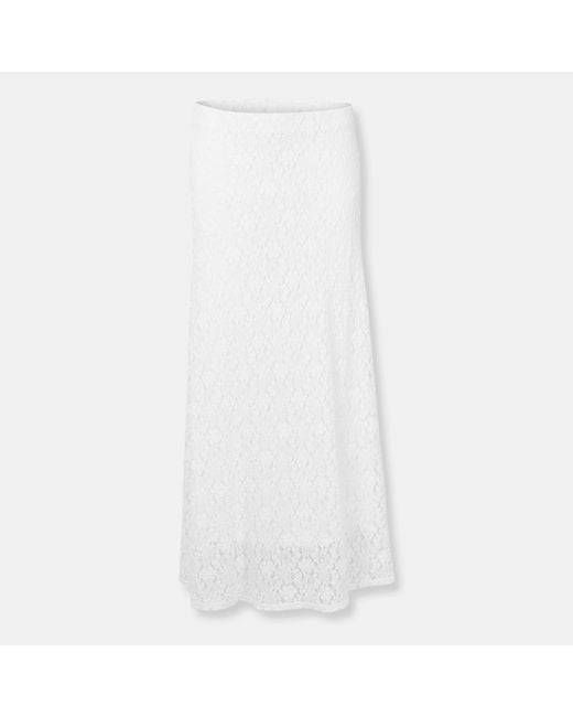 EDITED White Catalin Skirt
