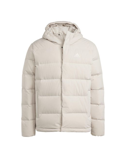 Adidas Natural Helionic Hooded Down Jacket for men