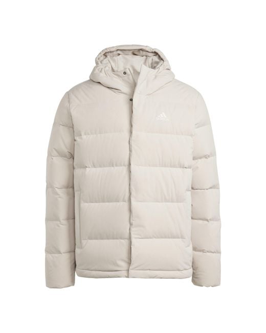 Adidas Natural Helionic Hooded Down Jacket for men
