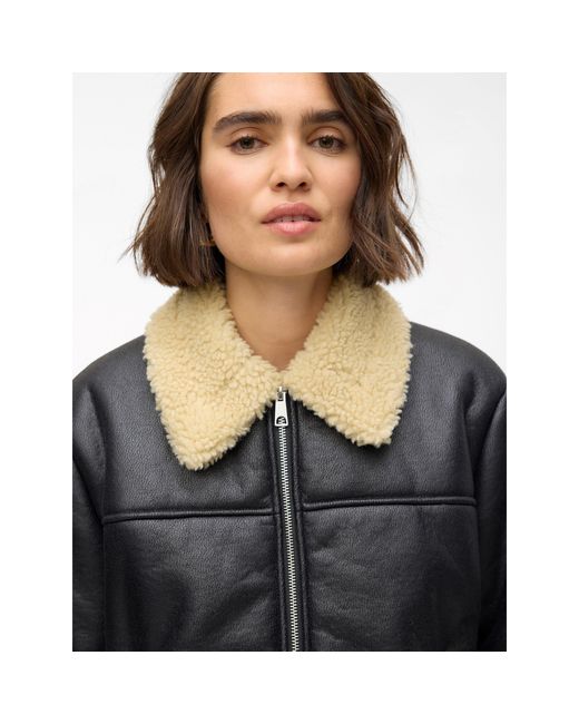 Vero Moda Black Kay Aviator Jacket