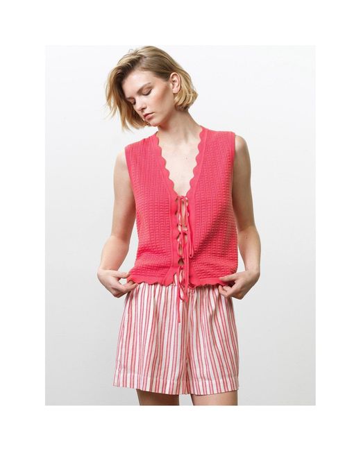 French Connection Pink Knitted Top